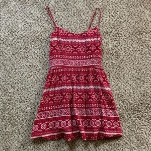 Short Red Sundress